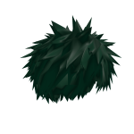 Dark Green Anime Hair V5