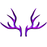 Purple Iron Antlers
