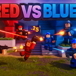 RED VS BLUE BY Zayood4Gaming and Youmo16