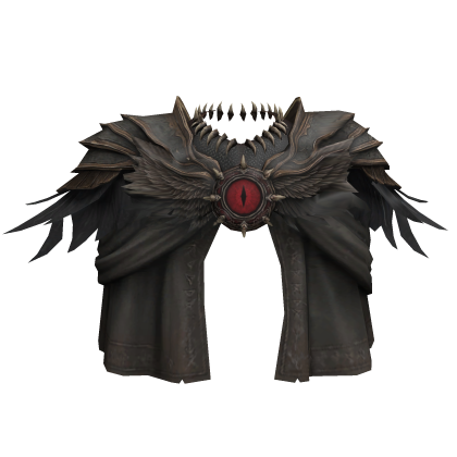 Armored Demon Cape Robe (Grunge Brown) Roblox item