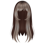 Brown and Blonde Lollipop Hair