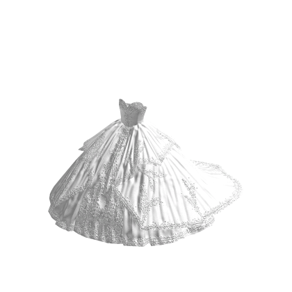 ♾️ White Royal princess gown thumbnail