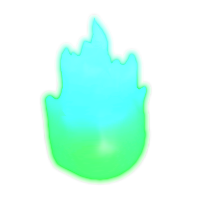 Fire Green Neon Glowing - EMISSIVE