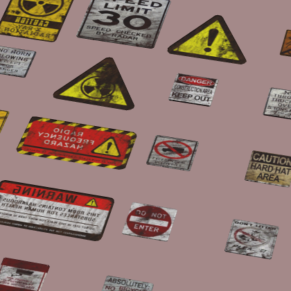 Realistic Sign Pack