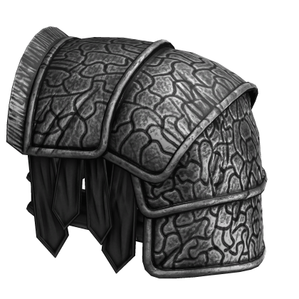 Silver Spartan Pauldron - Left Roblox item