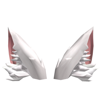 White Pointy Fluffy Ears
