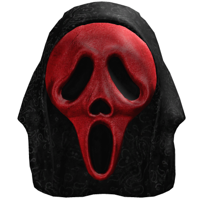 LIMITED 2000s Halloween Ghost Mask w/ Headscarf Roblox item