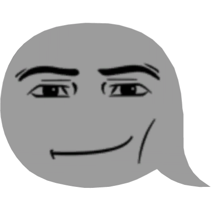 Man Face 🔥 Funny Troll Meme Bubble Chat Text Roblox item