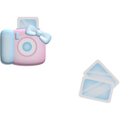 . ‿ ♡ say cheese .ᐟ.ᐟ camera in pink blue
