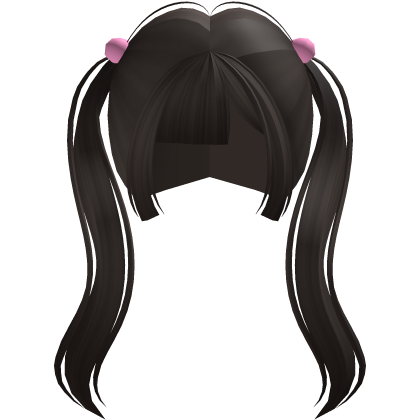 ♡ Long Cute Brown Moe Pigtails ♡ Roblox item