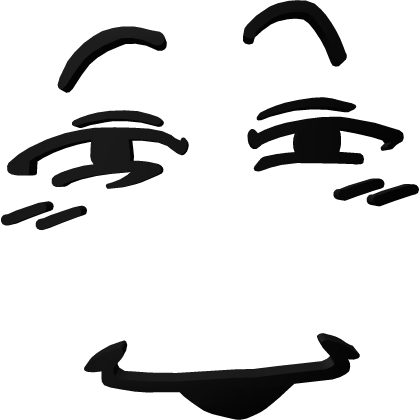 Highly Smug 3D Face Roblox item