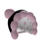 Black & Pink Cute Bear Hood
