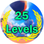 Finished 25 Levels