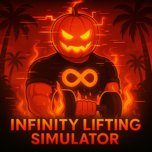 [🎃+140X🎉] Infinity Lifting Simulator official Roblox game thumbnail
