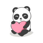 Peach pandas
