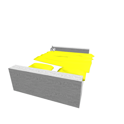 yellow bed