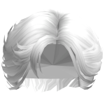 White Side Swept Male Hair