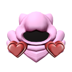 Cupid's Cat Heart Hood - Pink