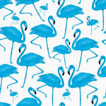 That blue flamingo