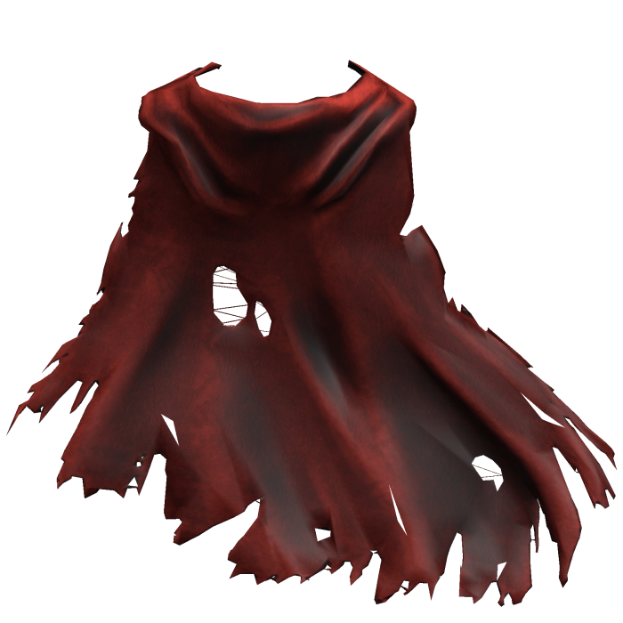 Dark Red Old Windy Traveler Cape