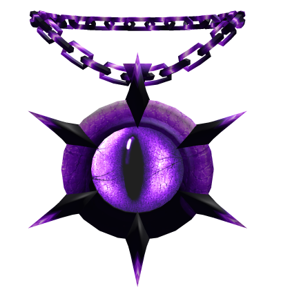 [👁️ ANIMATED] Dark Purple Overseer Eye Chain