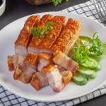 Crispy pork rice