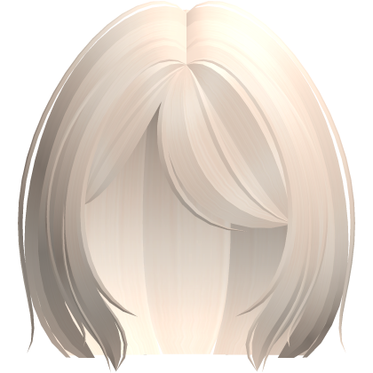 ♡ short hime-cut anime hair in blonde ୧ Roblox item