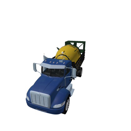 Peterbilt truck with nuke