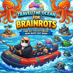 Travel The Ocean For Brainrots!