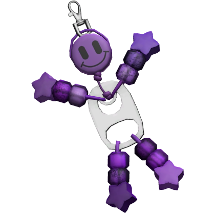 -',ৎ (3.0) Purple Can Preppy Keychain Friend