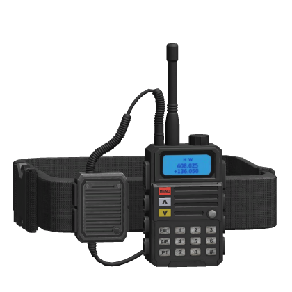 Black Tactical Radio Arm Strap