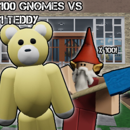 100 Gnomes VS 1 Teddy