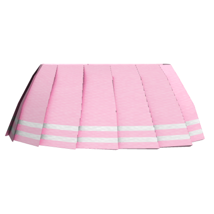 1.0 Simple Fem Striped Skirt R6 in Pink & White