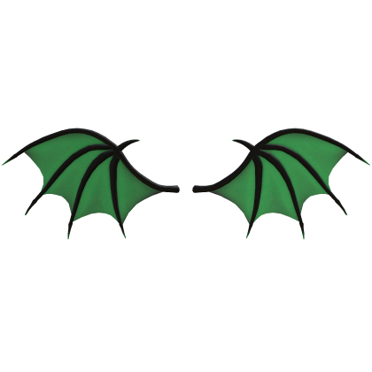 Green Bat Wings
