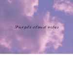 Purple cloud vibes