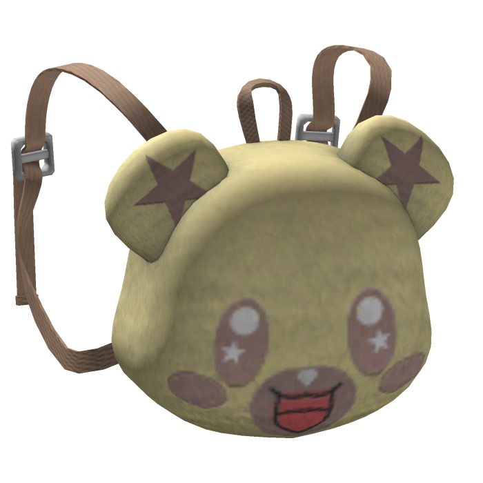 -',ৎ Cute Kawaii Bear Backpack in Yellow (3.0)