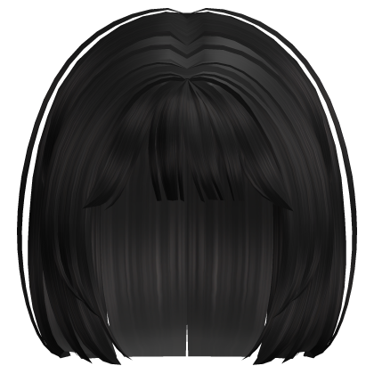 Black Hime Short Straight Hair Cut