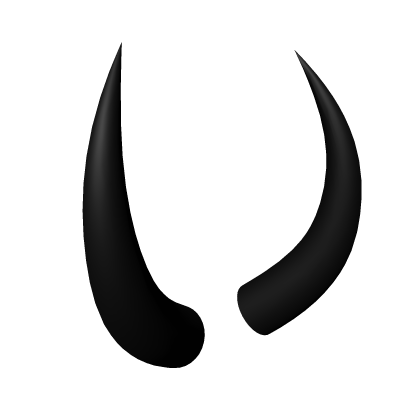 Black Demonic Horns