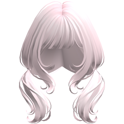 Sweet Swirly Pigtails Light Pink Roblox item
