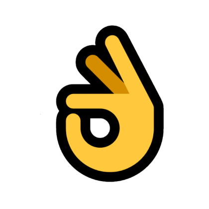 ok hand emoji 👌 Roblox decal