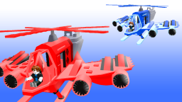 ✈CZERWONE VS NIEBIESKIE WOJNY SAMOLOTÓW!