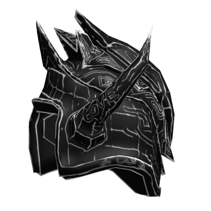 Ancestral Shoulder Armour - Right - Black/White