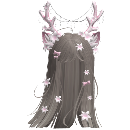 Ethereal Christmas Fairy Fawn Hair w/ Antlers
