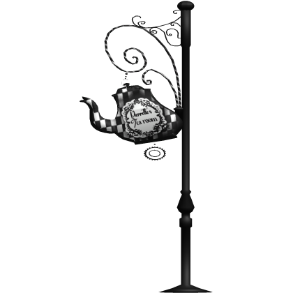Pierrette's mad tea party sign ⋆☕︎ ˖