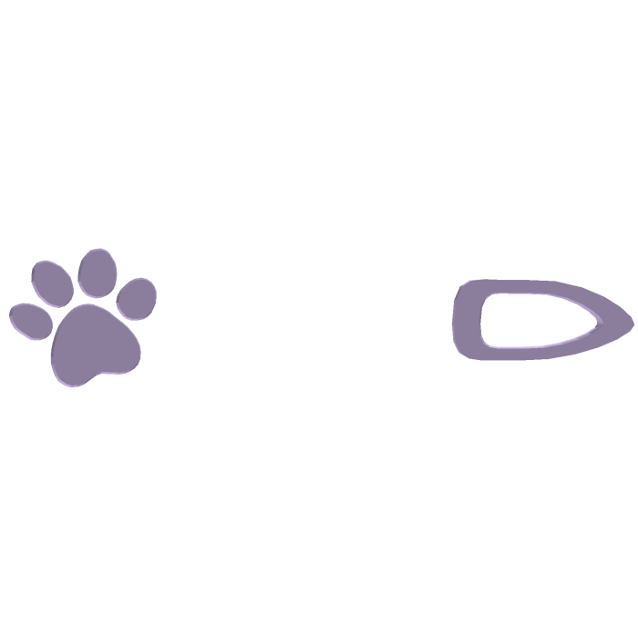 ♡ light purple paw clip