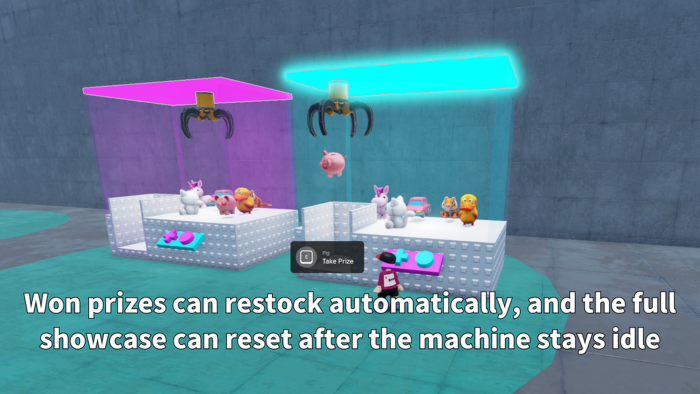 CraneGame System - Normal & EasyMode (Free & Coin) preview 4