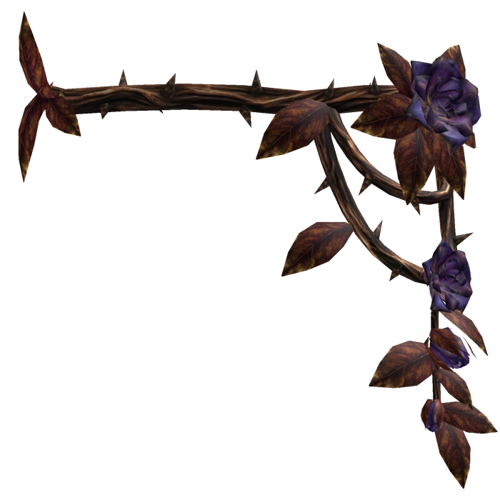 Rose Thorn Vine Waist - Copper & Purple