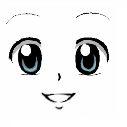Anime Face Roblox decal
