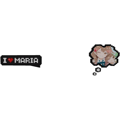 Maria Kujo ROSHIDERE | Love Text + Thinking Bubble