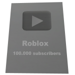 MINI PLACA DE 100K YOUTUBE